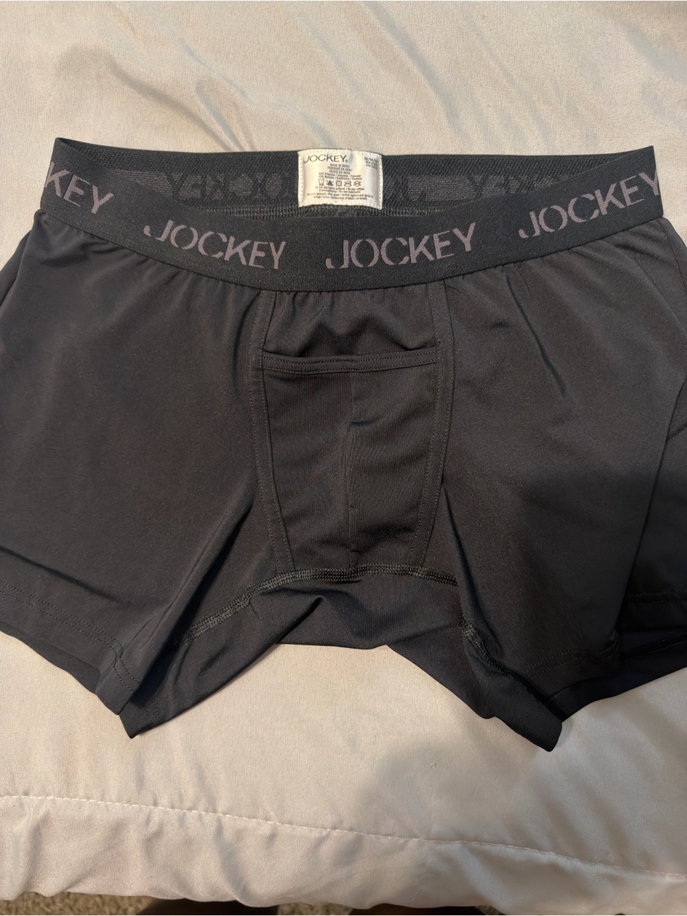 Jockey Men's Black Boxer Briefs